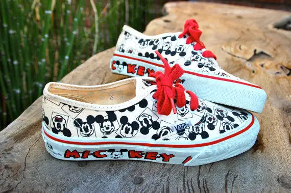 mickey and minnie vans shoes
