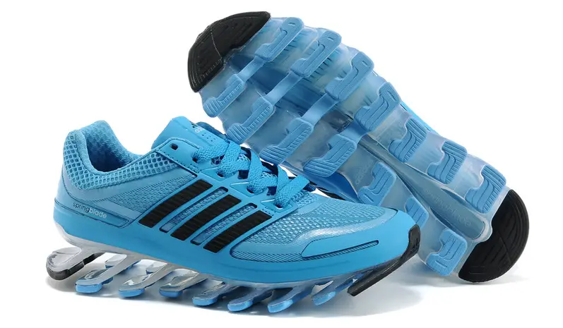 running shoes with spring blades