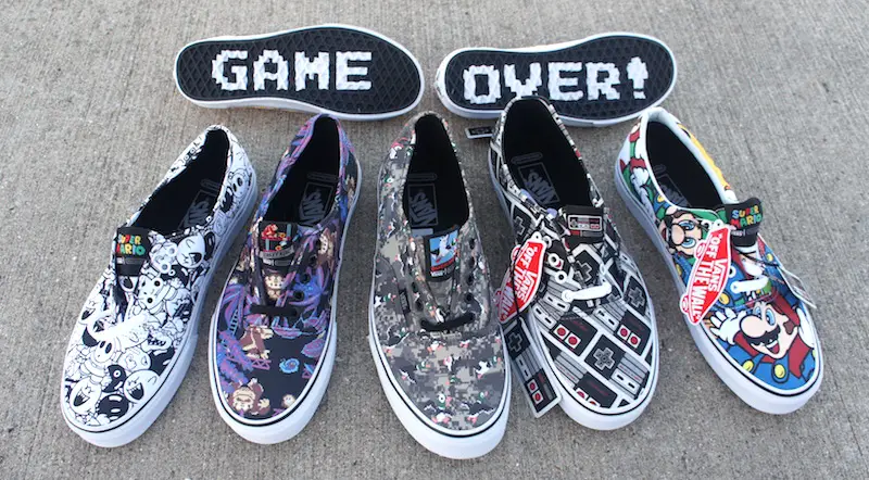Vans Nintendo Shoes and Apparel Collab 