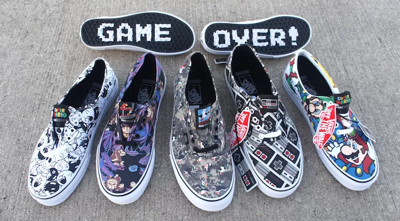 Vans x Nintendo Shoes and Apparel Collab Soleracks