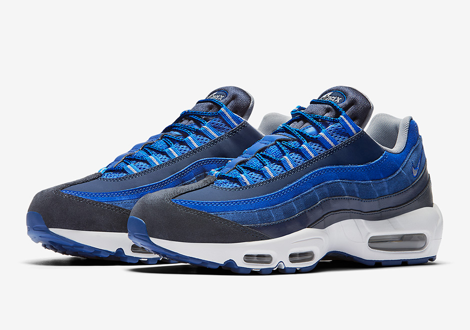 black and blue nike air max 95