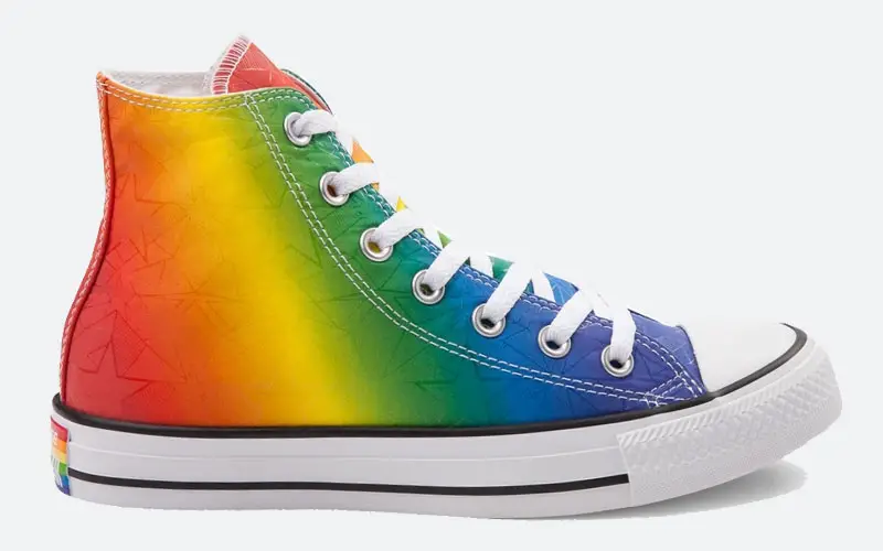 men gay pride shoes