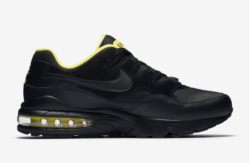 Nike Air Max 94 Black Yellow Sale 70 Soleracks