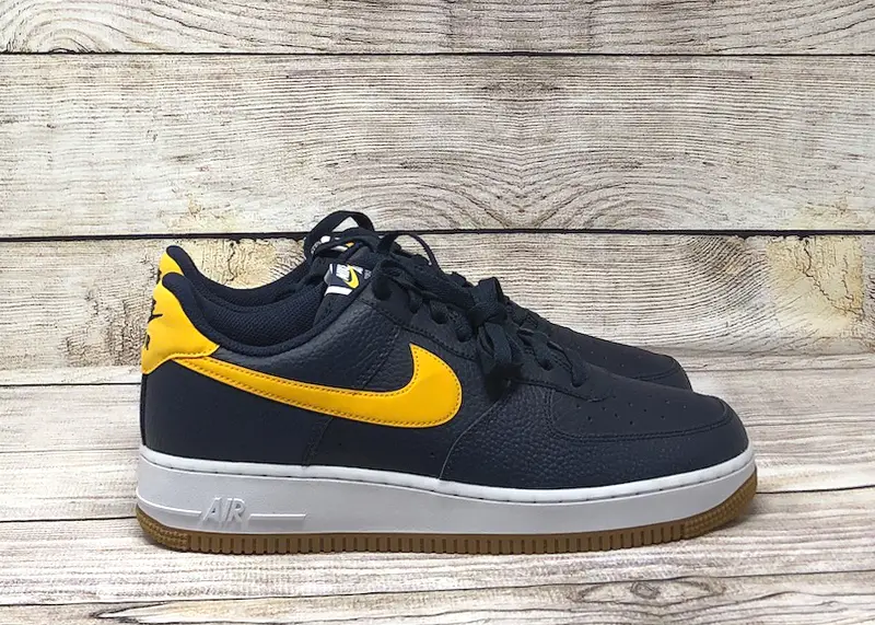 Nike Air Force 1 Low '07 Navy Gold Yellow