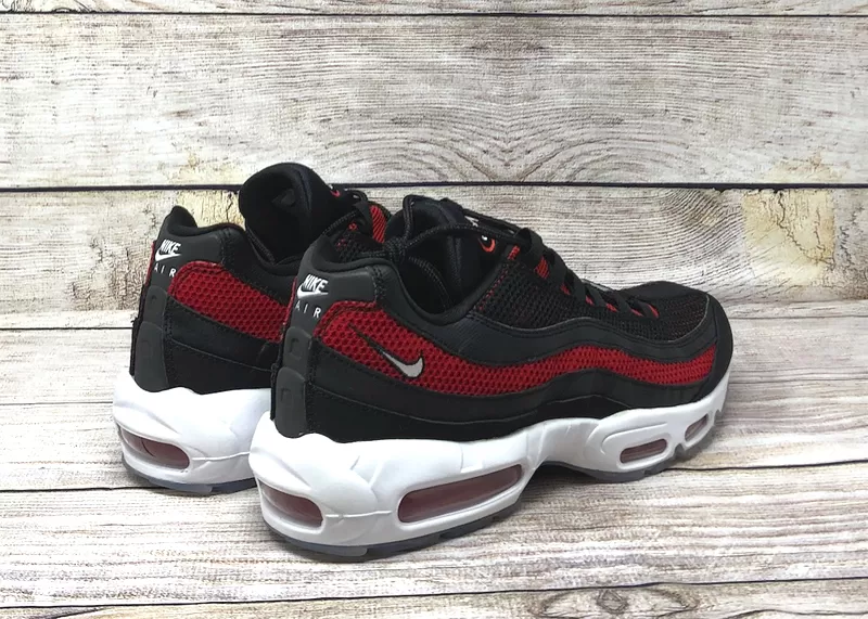 Nike Air Max 95 Black White University Red 749766 039 sale 1