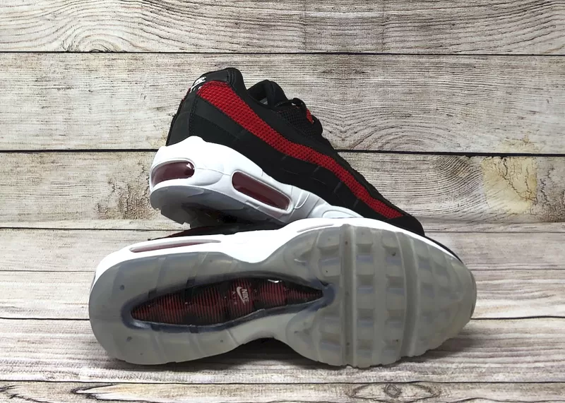 Nike Air Max 95 Black White University Red 749766 039 sale 4