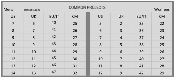 Shoes Size Conversion Chart - Soleracks