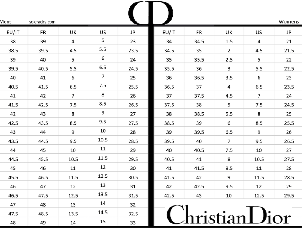 Tory Burch Shoes Size Chart - Soleracks