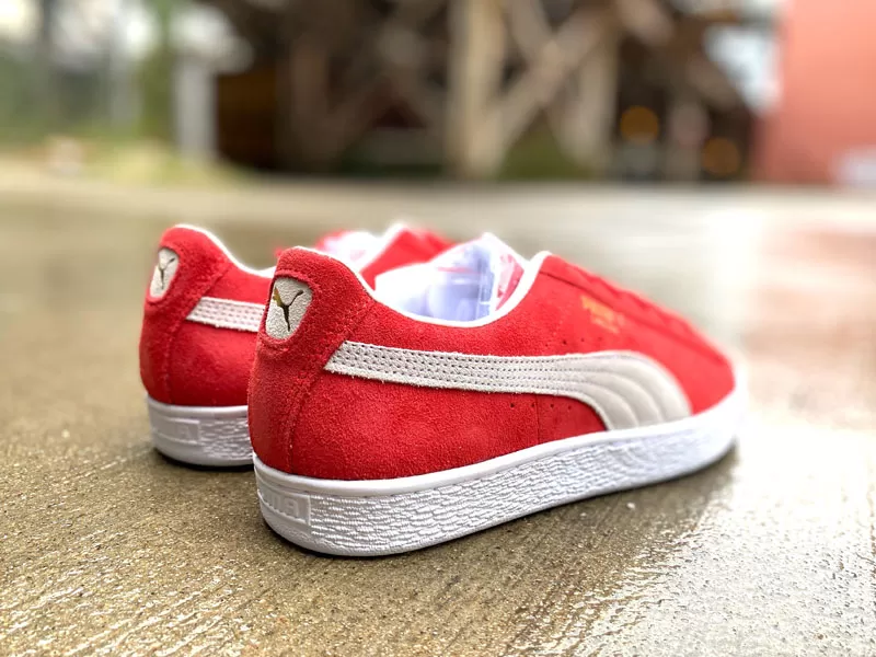 Puma suede red deals