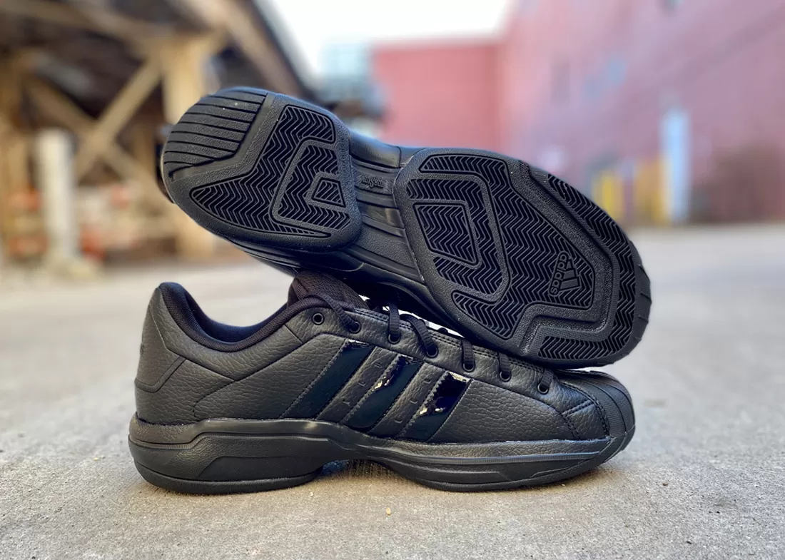 Adidas pro model triple black online